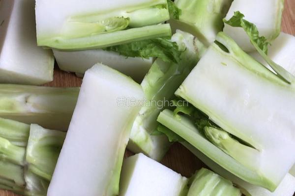 炖芥菜蕻的做法图解4