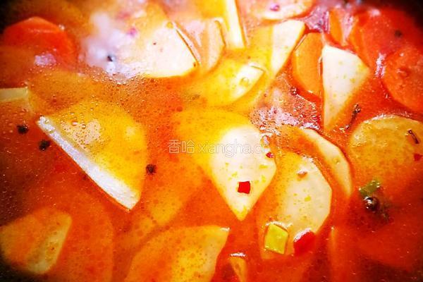土豆片炖海带的做法图解7