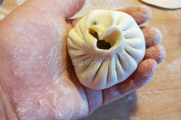 新文美食 猪肉白色香菇包子的做法图解12