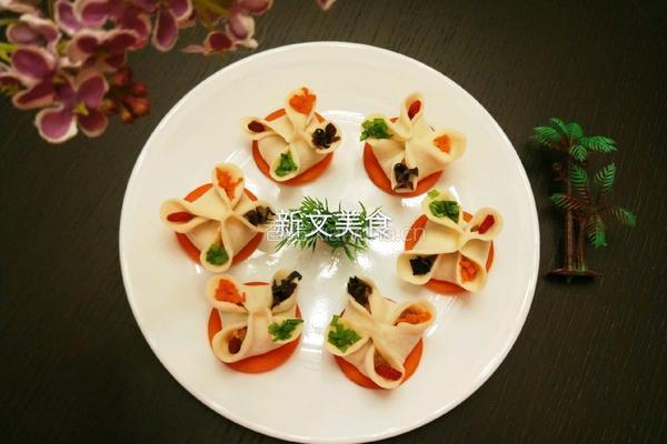 新文美食 四喜蒸饺的做法图解17