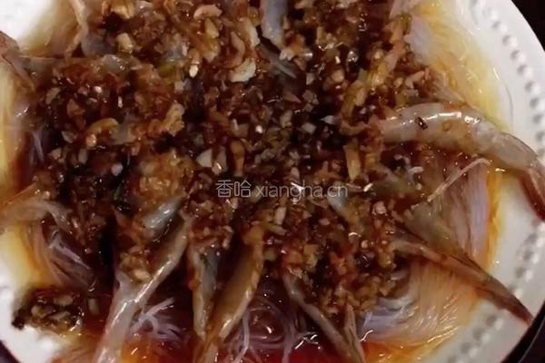 蒜香开背粉丝虾的做法图解13