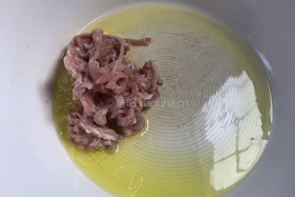白玉菇辣炒肉丝的做法图解5