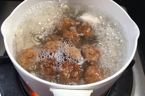 豆腐肉丸汤的做法图解8