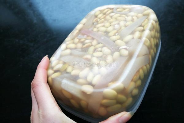 黄豆肉皮冻～胶原蛋白与植物蛋白的强强联合的做法图解8