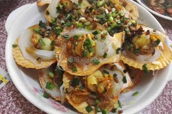 蒜蓉（菜脯珠）粉丝扇贝的做法图解6