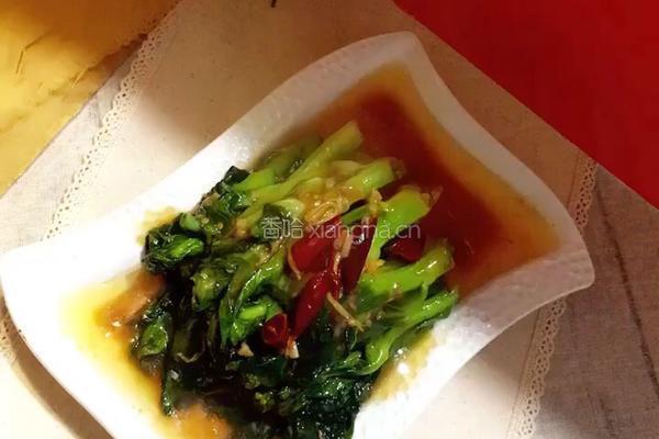 香辣蚝油菜苔的做法图解14