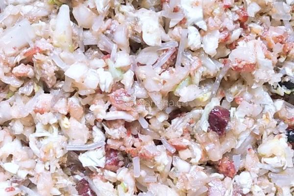 白菜肉渣粉条馅饼的做法图解8