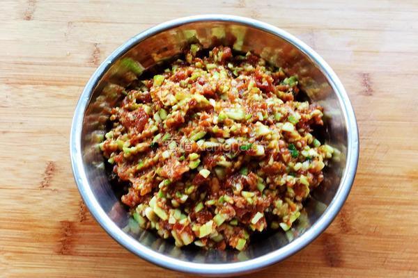 丝瓜肉馅饺子的做法图解9