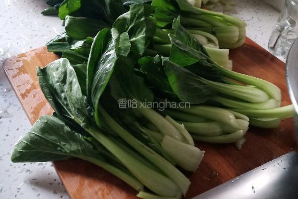 香菇油菜包的做法图解2