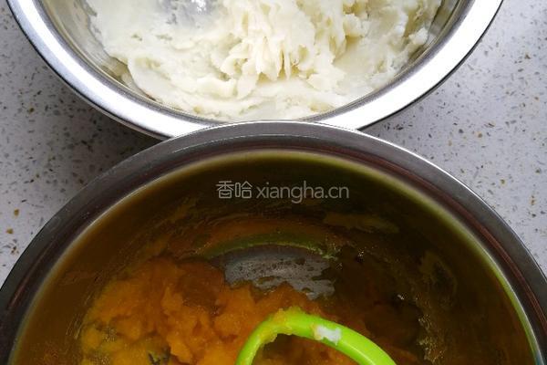山药南瓜馒头卷的做法图解3