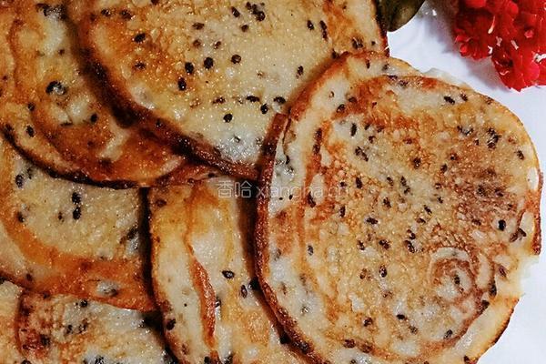 香蕉黑芝麻饼（木糖醇）的做法图解9