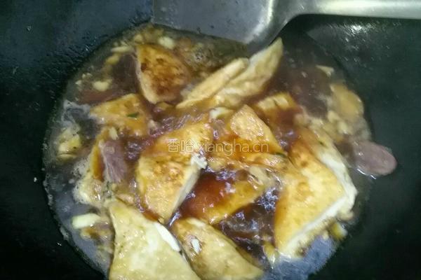 冬菇虾米豆腐煲的做法图解5