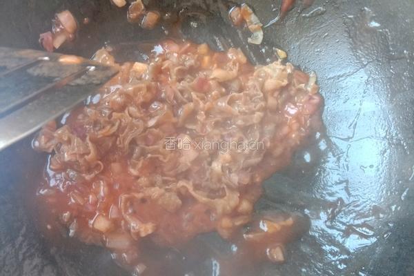 牛肉番茄意大利面的做法图解2