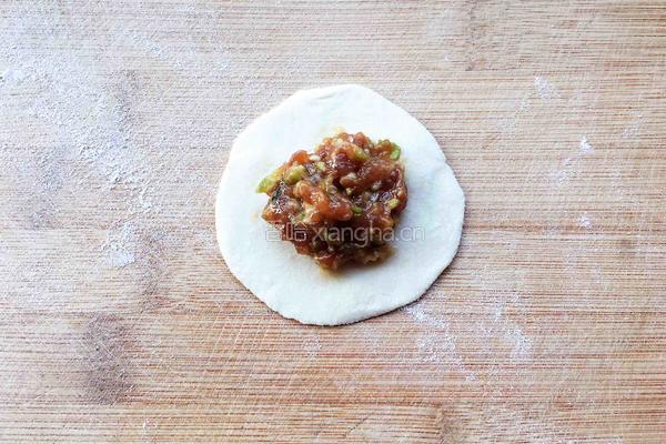 丝瓜肉馅蒸饺的做法图解5