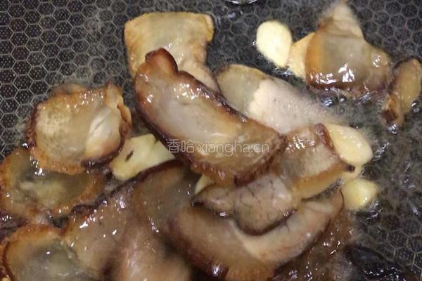 酱肉炒灯椒的做法图解5