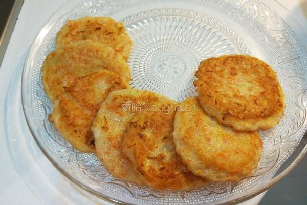 北京特色小吃 胡萝卜土豆煎饼的做法图解11
