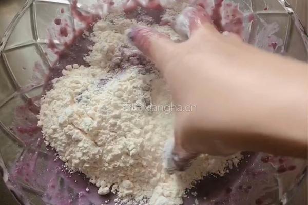 紫薯红豆饼的做法图解9
