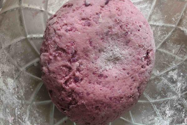 紫薯红豆饼的做法图解10