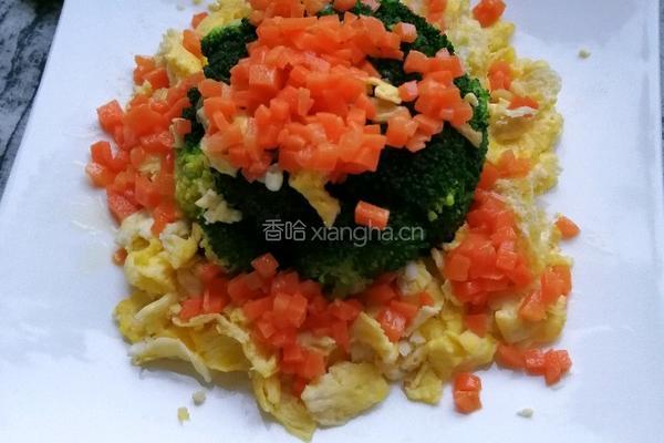 三色西兰花绣球的做法图解11