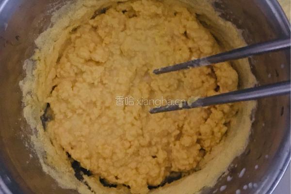 养生玉米面饼的做法图解2