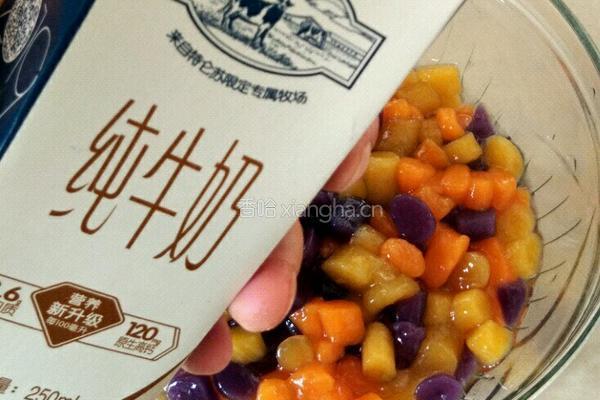 三色芋圆(手工)的做法图解15