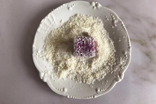奶香紫薯小方的做法图解13
