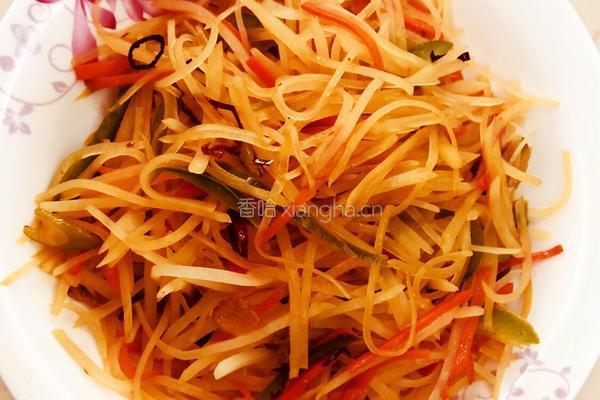 醋溜土豆丝的做法图解9