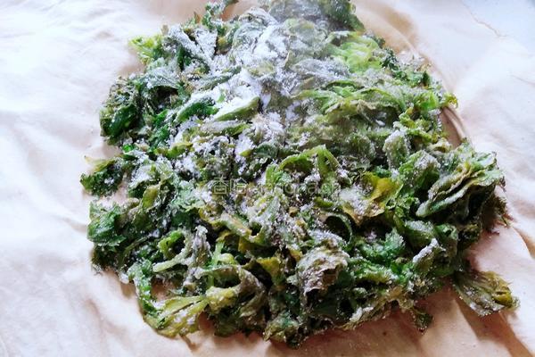 粉蒸芹菜叶的做法图解9