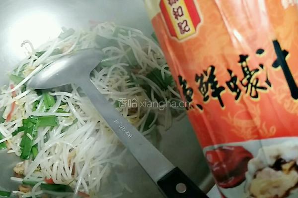 海米绿豆芽的做法图解5