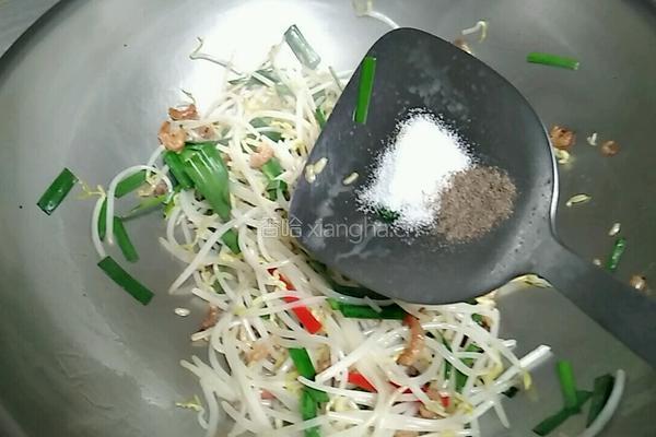 海米绿豆芽的做法图解6