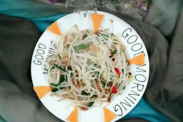 海米绿豆芽的做法图解7