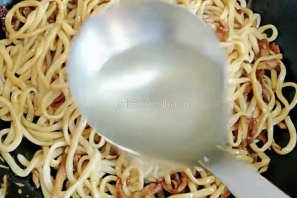 尖椒肉丝炒面的做法图解6