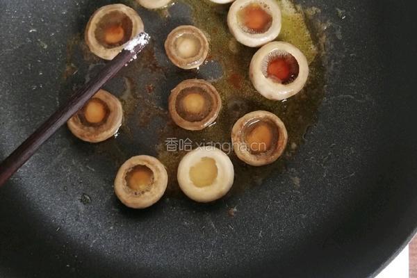 原汁原味香煎口蘑的做法图解5