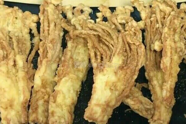 油炸金针菇的做法图解9