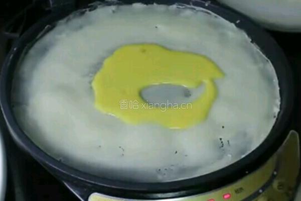 面糊糊鸡蛋饼的做法图解3