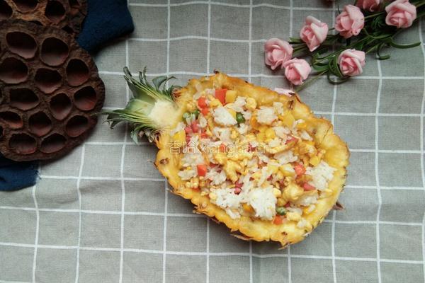 菠萝炒饭的做法图解11