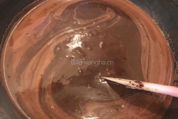 巧克力太妃软糖的做法图解2