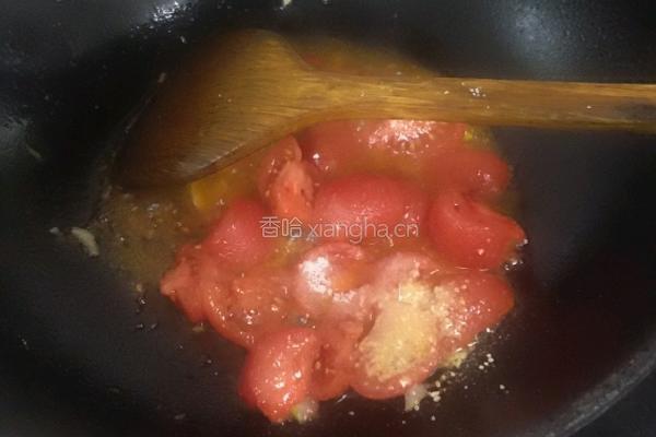 番茄炒菜花的做法图解5