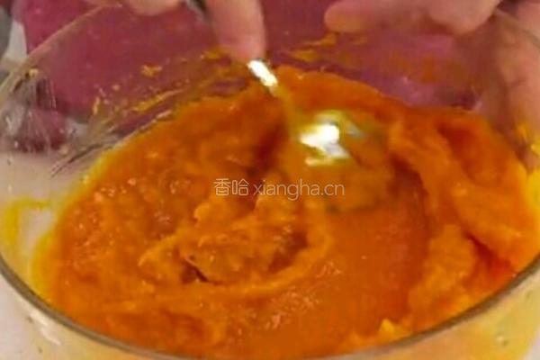 不用油炸的南瓜丸子的做法图解2