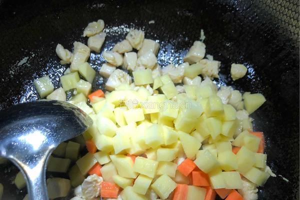 咖喱鸡肉饭的做法图解5