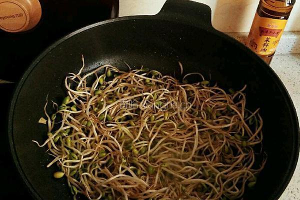 素炒豆芽的做法图解4
