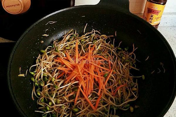 素炒豆芽的做法图解5