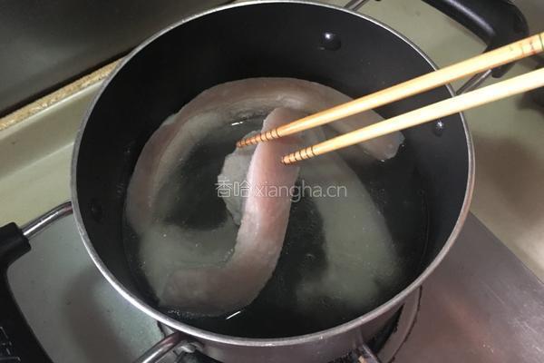 豆角干焖五花肉的做法图解3