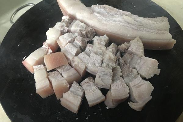 豆角干焖五花肉的做法图解4