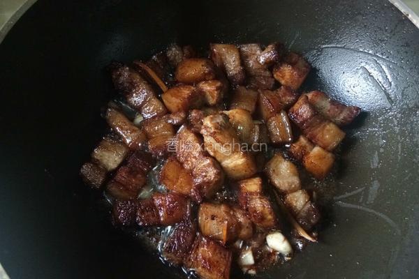 豆角干焖五花肉的做法图解6