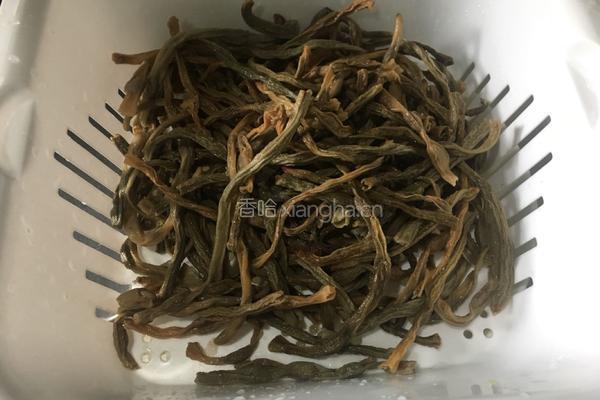 豆角干焖五花肉的做法图解7