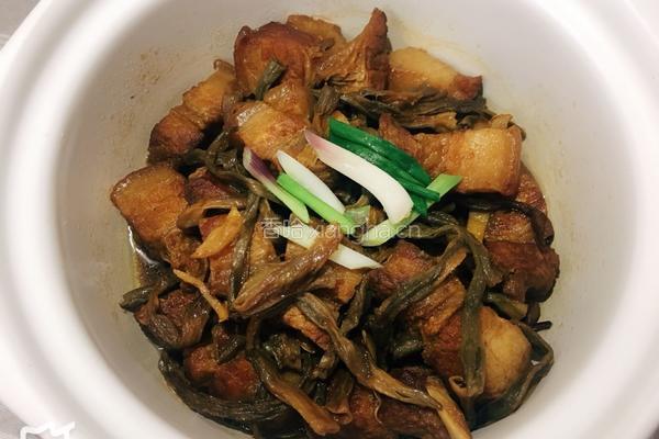 豆角干焖五花肉的做法图解12