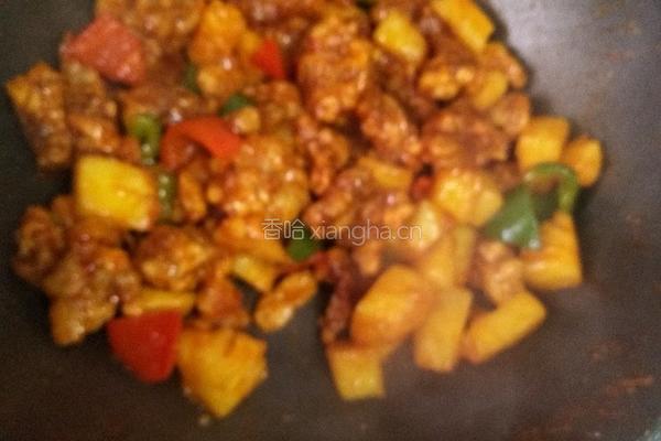 菠萝咕噜肉的做法图解7