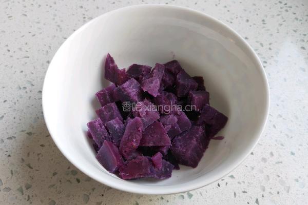紫薯蛋挞的做法图解3