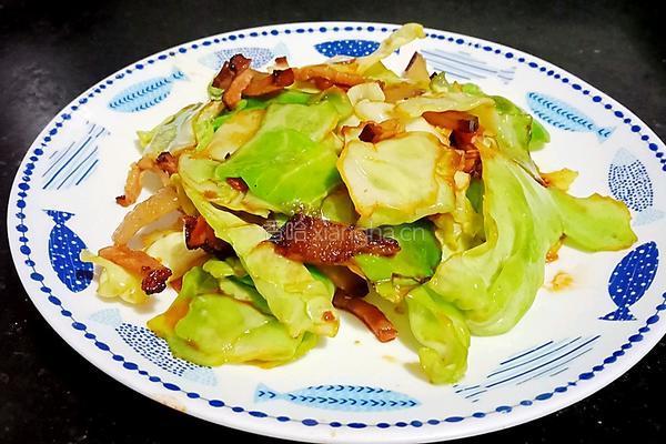 手撕包菜的做法图解4